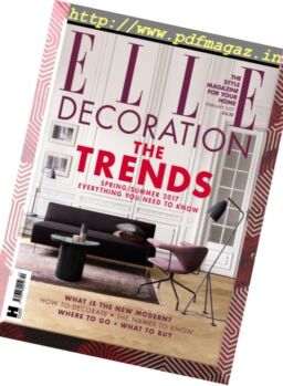 Elle Decoration UK – February 2017