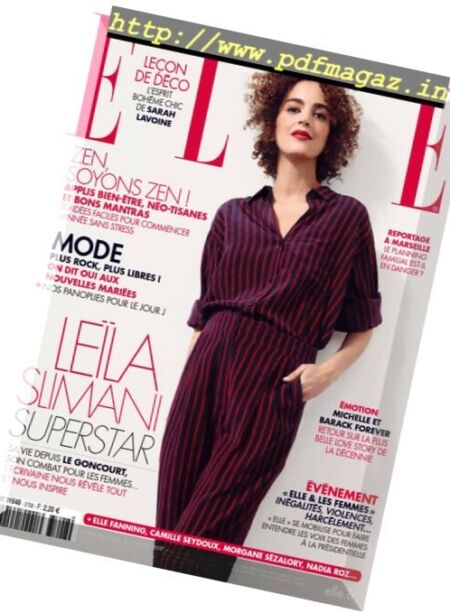 Elle France – 13 au 19 Janvier 2017 Cover