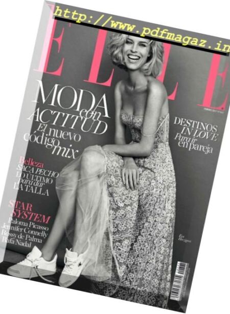 Elle Spain – Febrero 2017 Cover