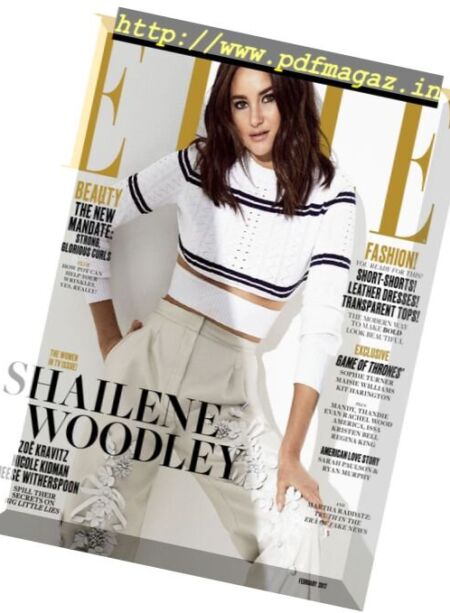 Elle USA – February 2017 Cover