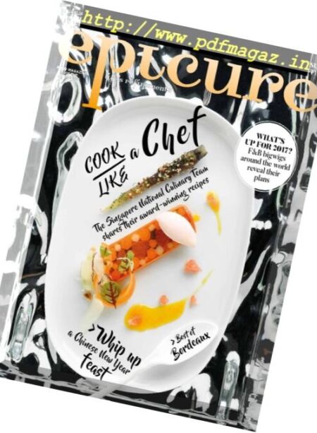 epicure – January 2017 Cover