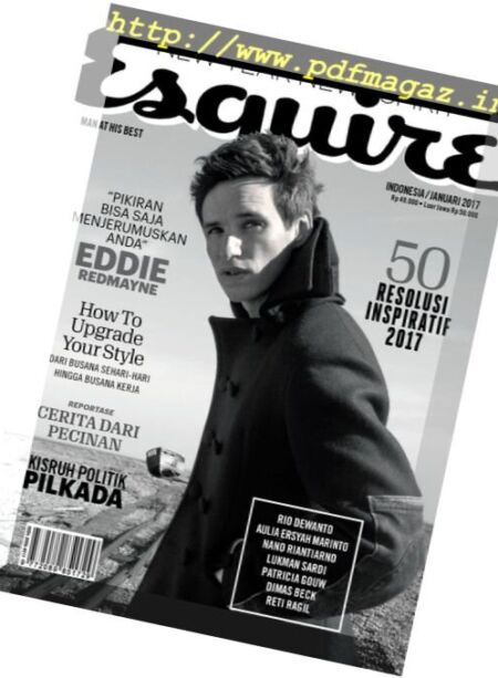 Esquire Indonesia – Januari 2017 Cover