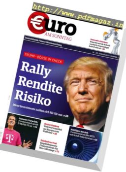 Euro am Sonntag – 14 Januar 2017