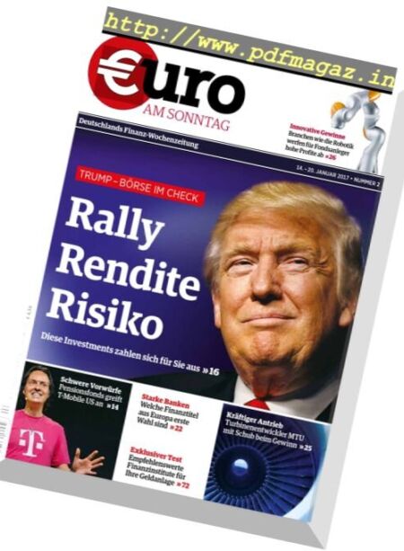 Euro am Sonntag – 14 Januar 2017 Cover