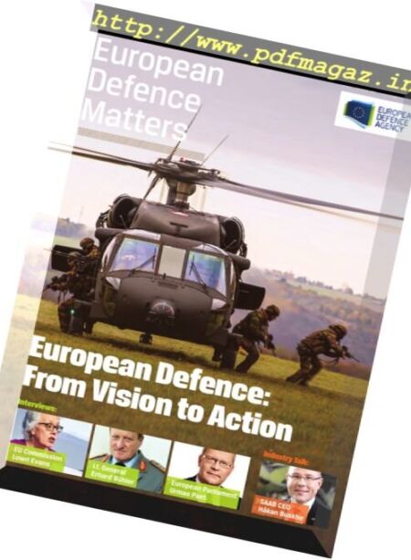 European Defence Matters – Issue 12, January 2017 Cover