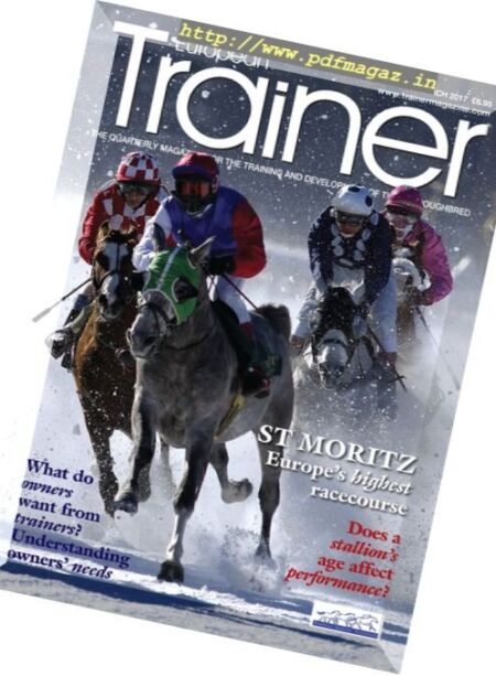 European Trainer Magazine – Janaury-March 2017 Cover