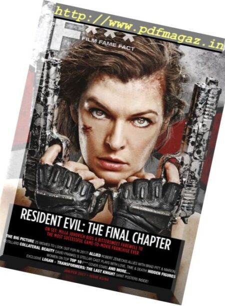 F Magazine – January 2017 Cover