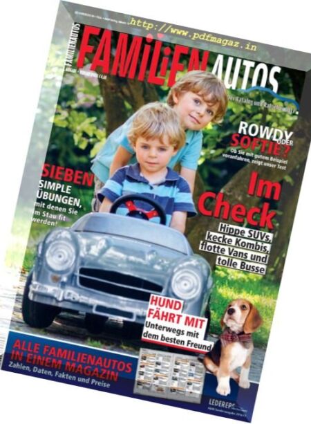 Familienautos – Der Katalog und Ratgeber 2017 Cover