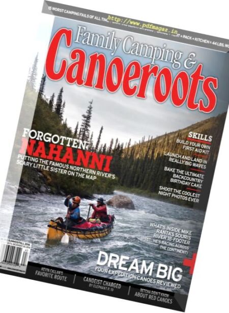 Family Camping & Canoeroots – Fall 2016 Cover