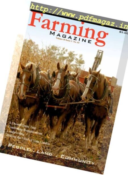 Farming Magazine – Fall 2016 Cover