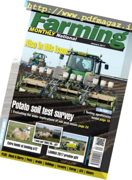 Farming Monthly National – January 2017 Cover