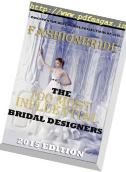 FashionBride – Top 100 Most Influential Bridal Designers 2015