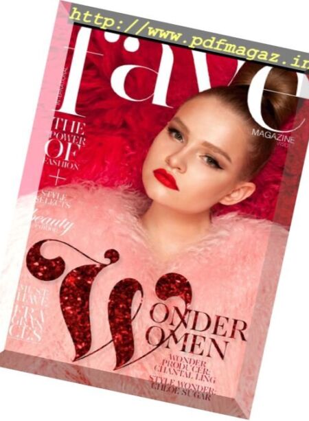 Fave Magazine Winter 2016-2017 Cover