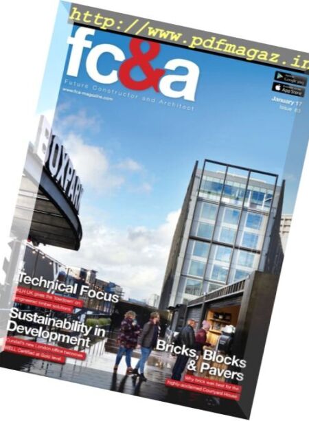 FC&A.Future Constructor & Architect – January 2017 Cover