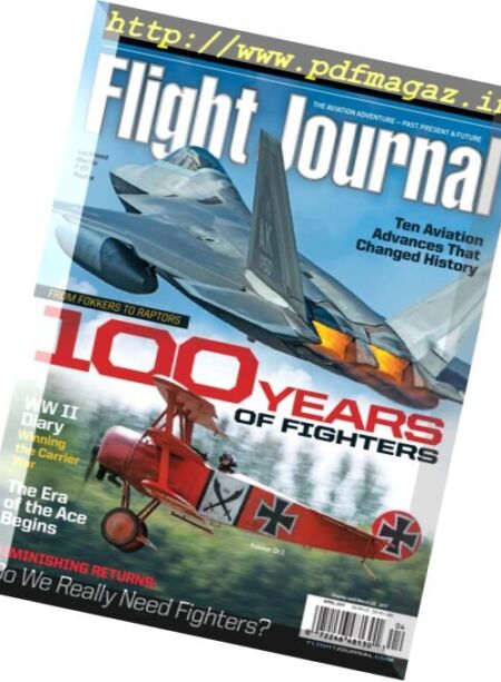 Flight Journal – April 2017 Cover
