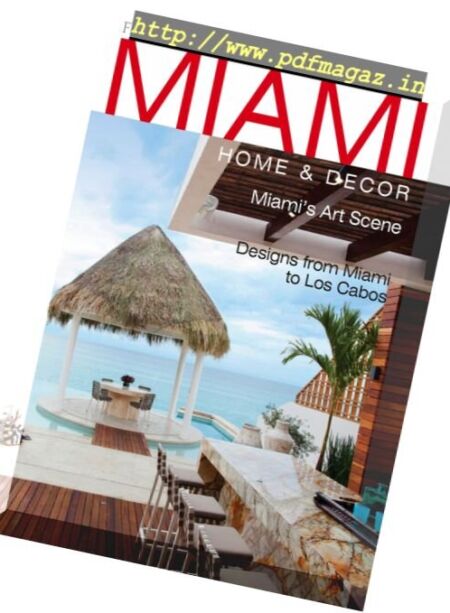Florida Design’s Miami Home & Decor – Volume 12 Issue 3 2016 Cover