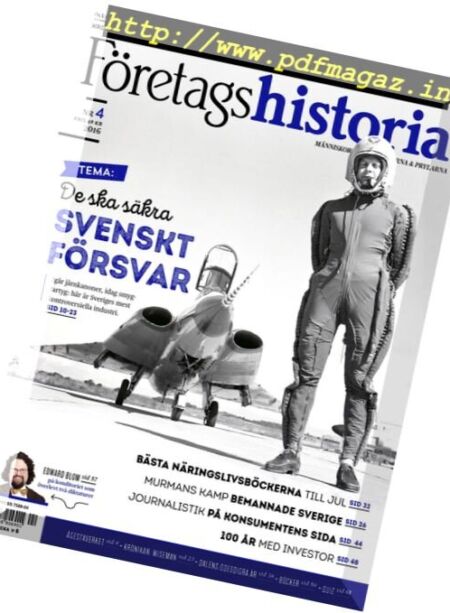 Foretagshistoria – Nr.4, 2016 Cover