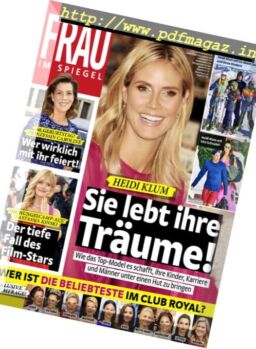 Frau im Spiegel – 11. Januar 2017