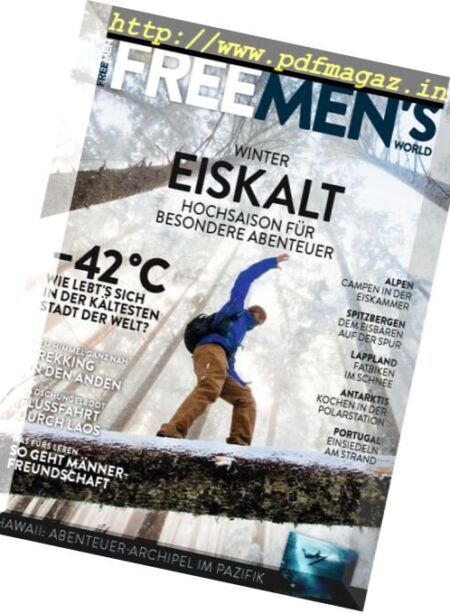 Free Men’s World Germany – Dezember – Februar 2016 Cover