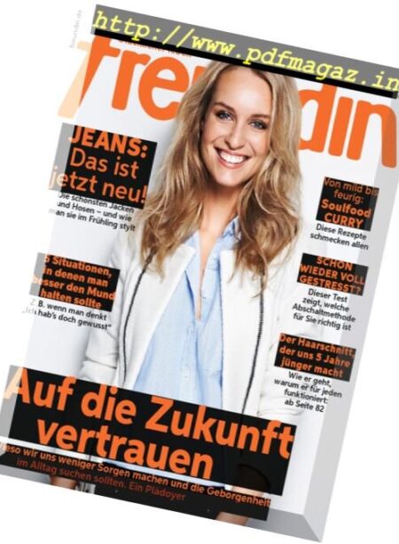 Freundin – 25 Januar 2017 Cover