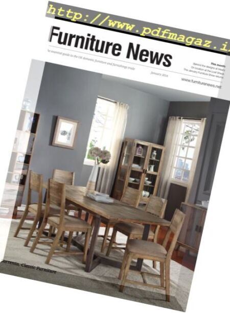 Furniture News – January 2016 Cover