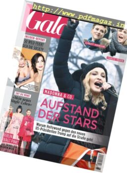 Gala Germany – 26 Januar 2017