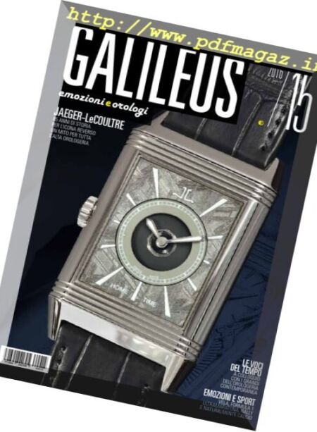 Galileus – N. 15, Autunno 2016 Cover