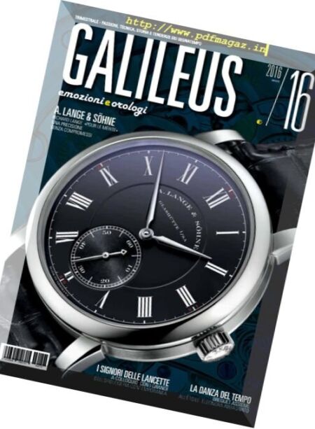Galileus – N. 16, Inverno 2016-2017 Cover