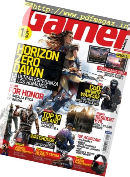 Gamer Spain – Enero 2017 Cover