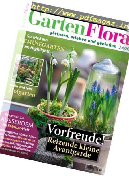 Garten Flora – Februar 2017 Cover