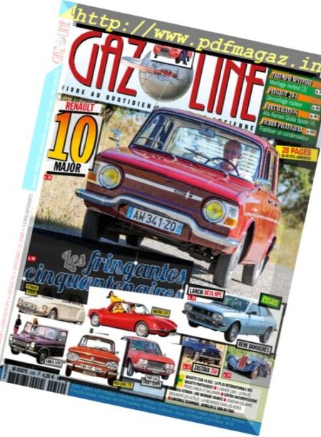 Gazoline – Janvier 2017 Cover