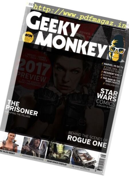 Geeky Monkey – January 2017 Cover