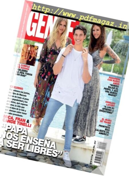 Gente Argentina – 31 Enero 2017 Cover