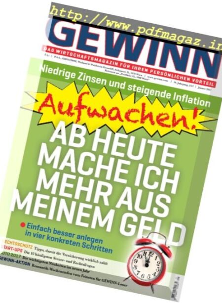 Gewinn – Januar 2017 Cover