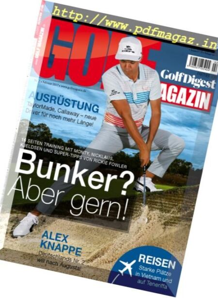 Golf Magazin – Februar 2017 Cover