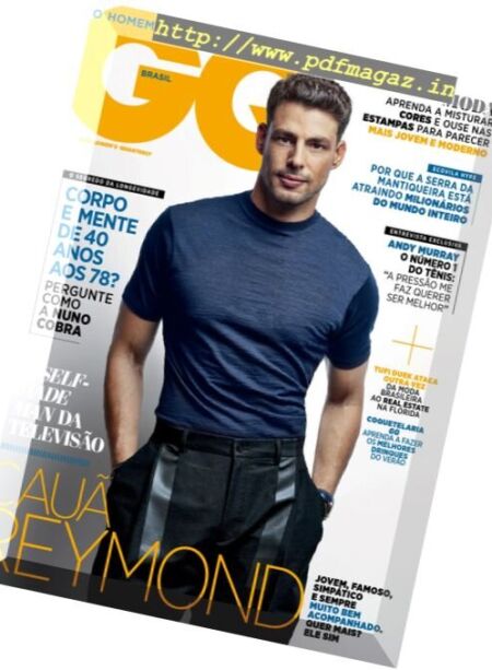 GQ Brazil – Issue 70, Janeiro 2017 Cover