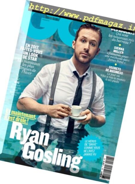 GQ France – Janvier 2017 Cover