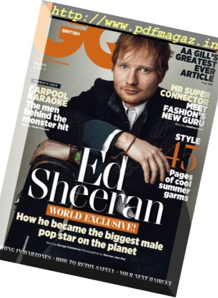 GQ UK – March 2017 Cover