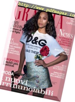Grazia Italia – 5 Gennaio 2017