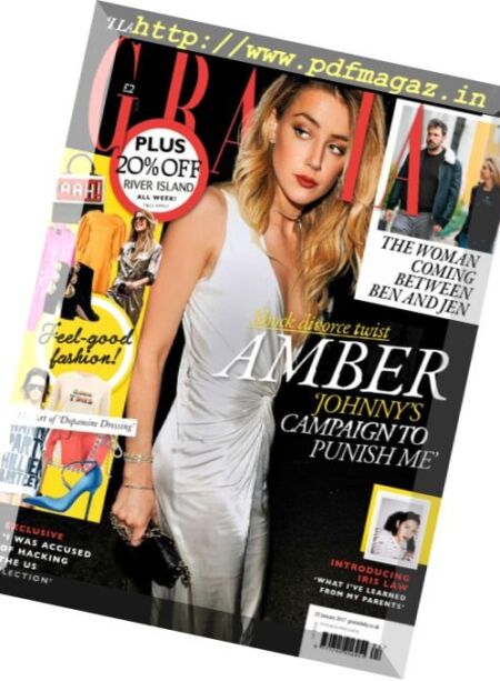 Grazia UK – 23 January 2017 Cover