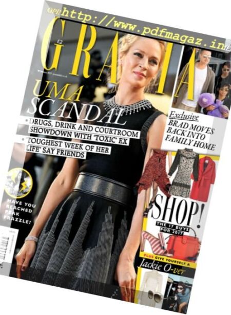 Grazia UK – 30 Janaury 2017 Cover