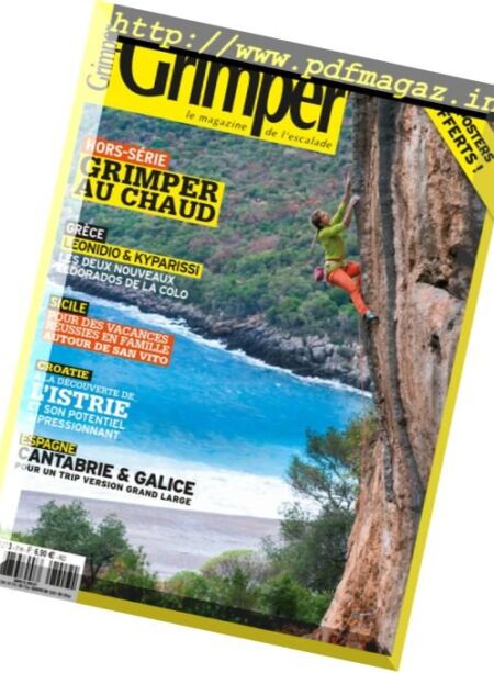Grimper Magazine – Hiver 2017 Cover