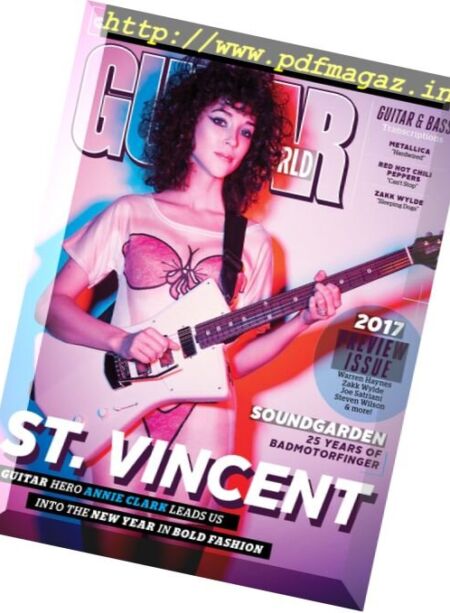 Guitar World – Febuary 2017 Cover