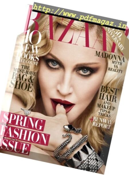 Harper’s Bazaar USA – February 2017 Cover