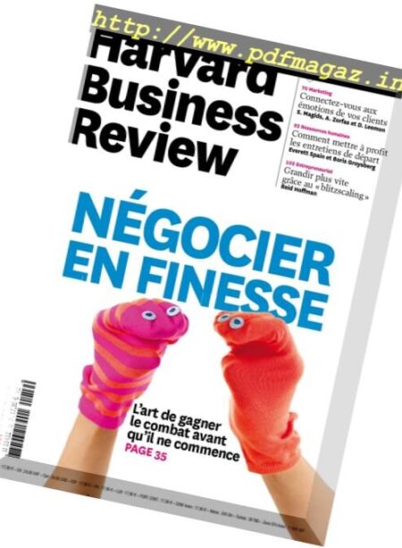Harvard Business Review France – Fevrier-Mars 2017 Cover