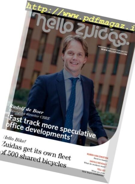 Hello Zuidas – January-February 2017 Cover
