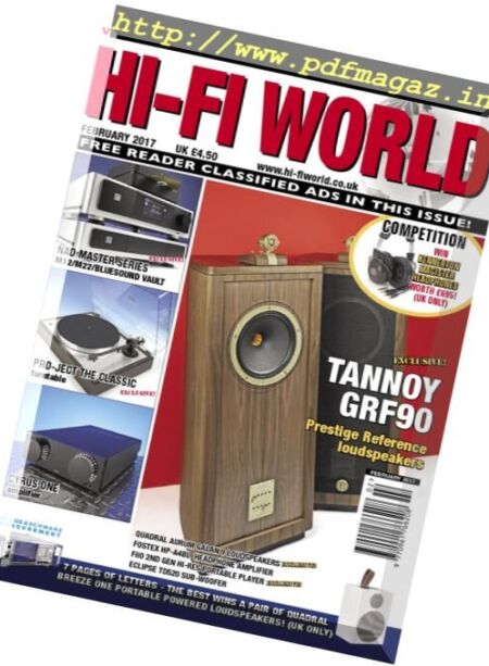 Hi-Fi World – February 2017 Cover
