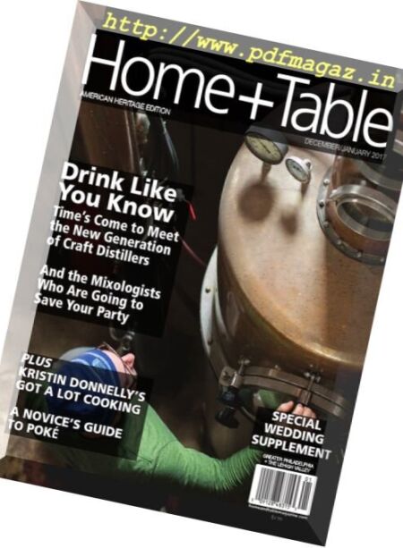 Home + Table – December 2016-January 2017 Cover