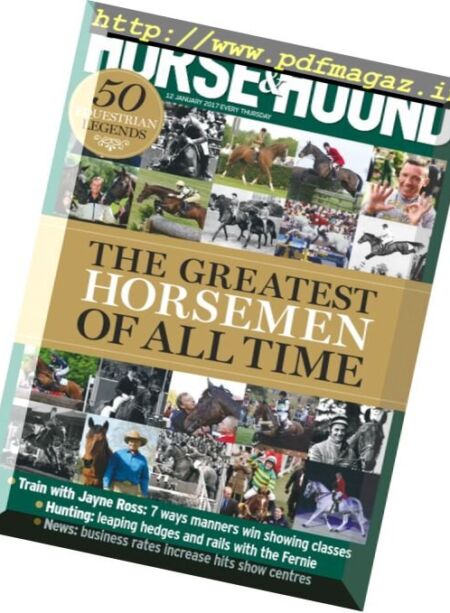 Horse & Hound – 12 January 2017 Cover