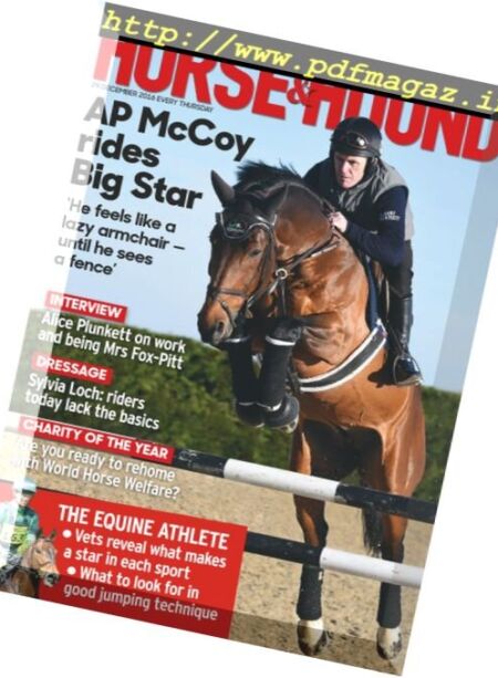 Horse & Hound – 29 December 2016 Cover